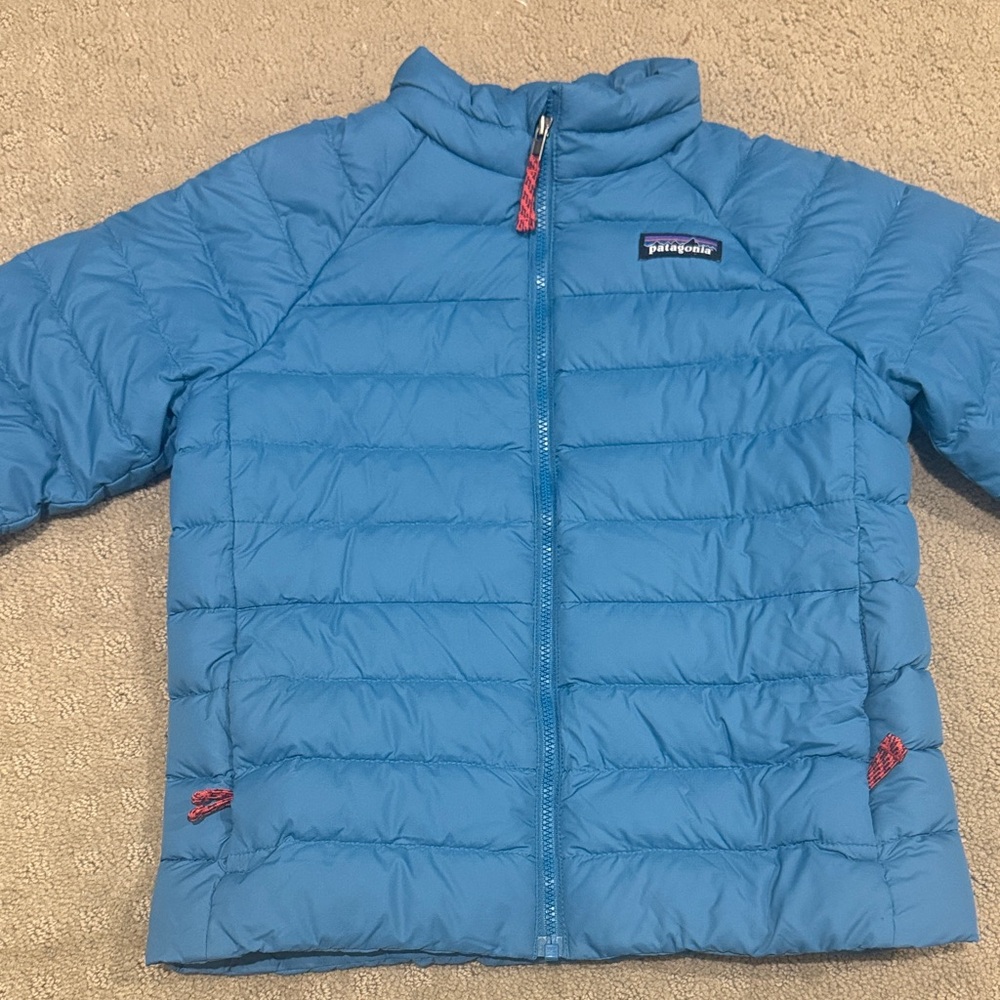Patagonia Kids Sky Blue Puffer Jacket